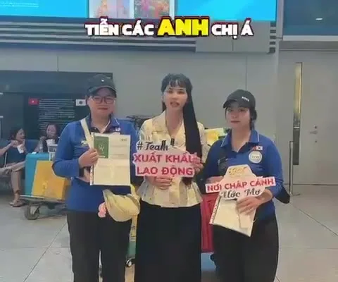 Lao động KPV chia sẻ cảm nhận tại sân bay Tân Sơn Nhất